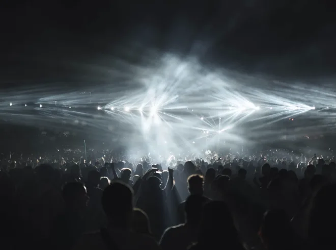 Escenario de festival